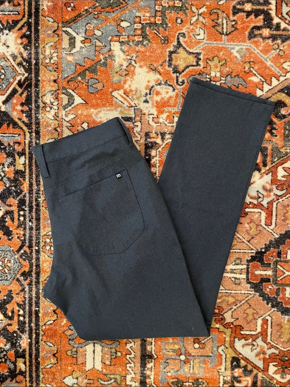 Travis Mathew Men's Open To Close 2.0 Pants Blue Pants | Size 34